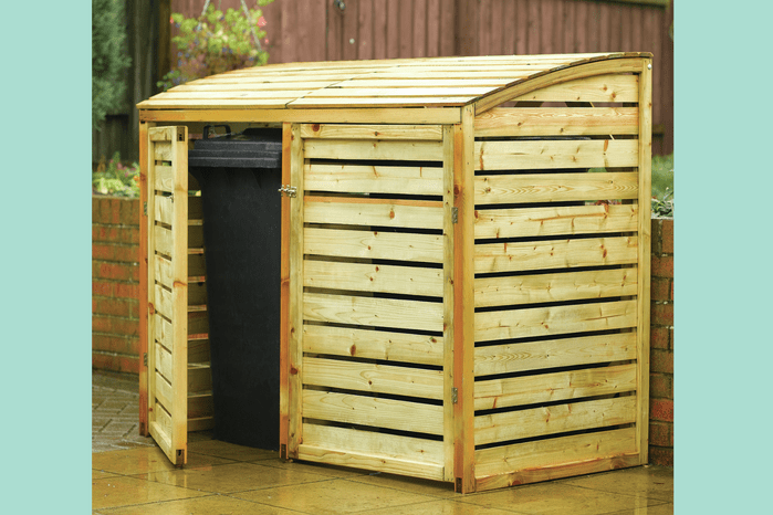 Rowlinson Natural Timber Double Door Bin Store – BBC Gardeners’ World Magazine