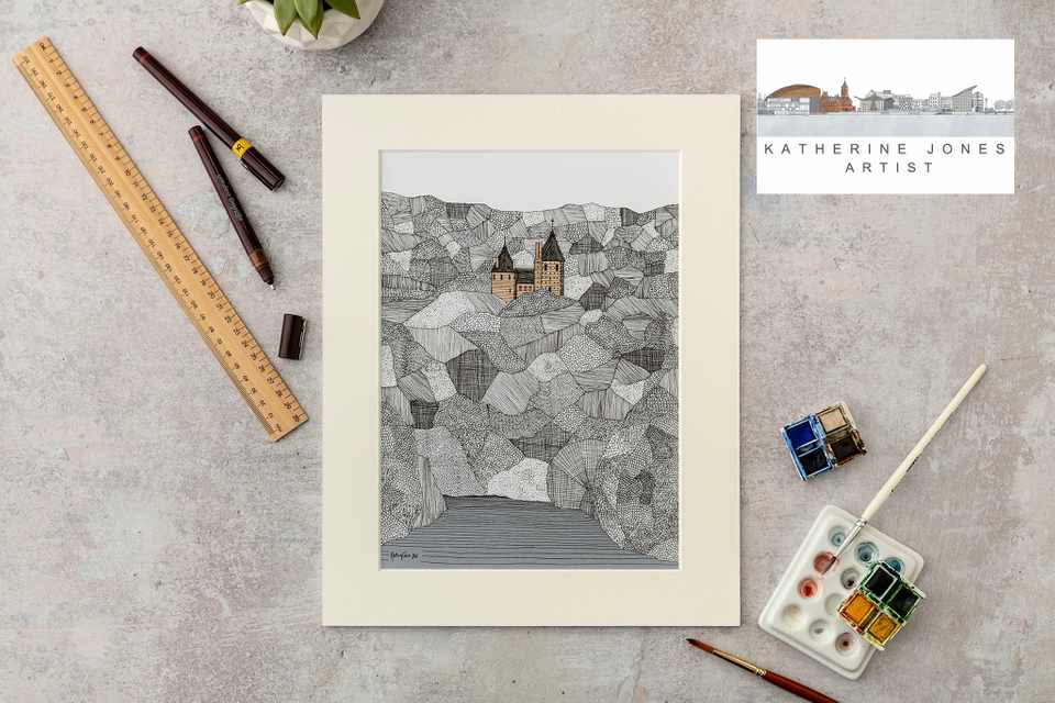 Win a bespoke drawing of your house from artist Katherine Jones