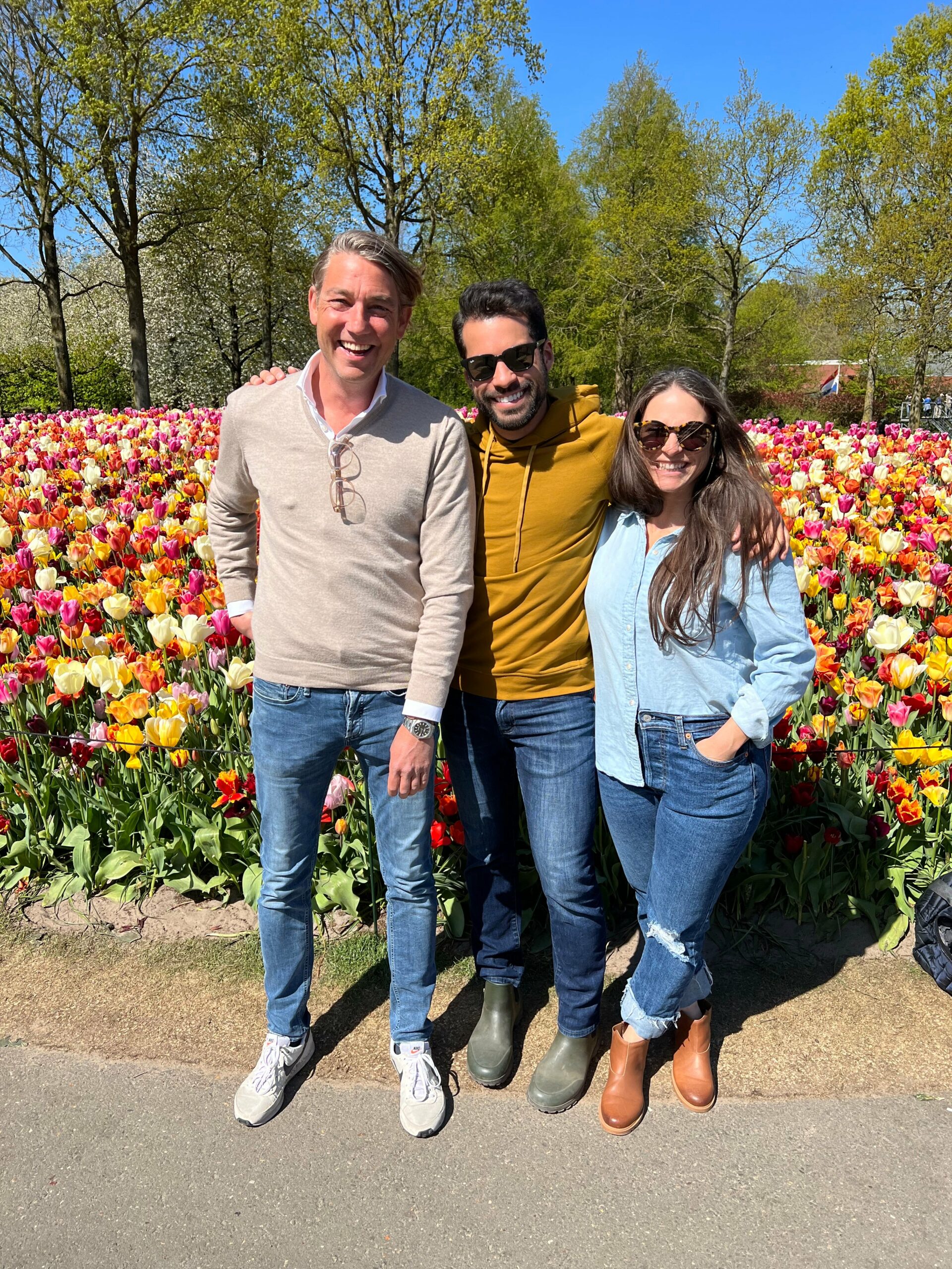 Meet the winners of the trip to Amsterdam - Holland visiting the tulip bulb fields with Ben, owner of RevoGarden Flower Bulbs