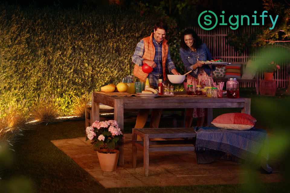 Win the chance to light up your garden with Philips Hue